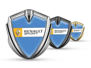 Renault Silicone Emblem Badge Modern Look High-End Style